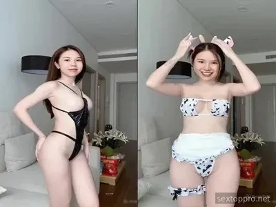 Leak video Đan Phượng shop dán núm em mặc như không mặc