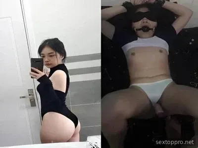 Nhét cặc giả vào lồn em ghệ dâm đãng thích chơi bạo dâm